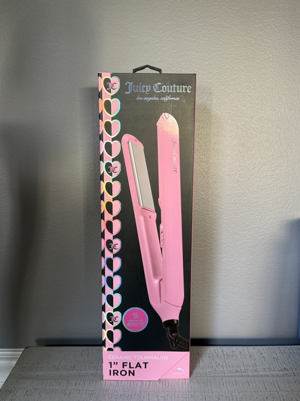 Juicy Couture Pink 1" Ceramic Tourmaline Flat Iron